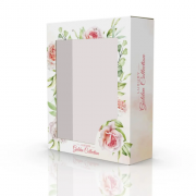 Коробка для рушників з віконцем 2-ка. Вензель (280*100*345мм.)